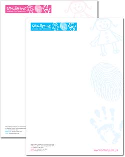 Smallprint: letterheads