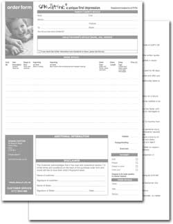 Smallprint: Purchase Order Forms